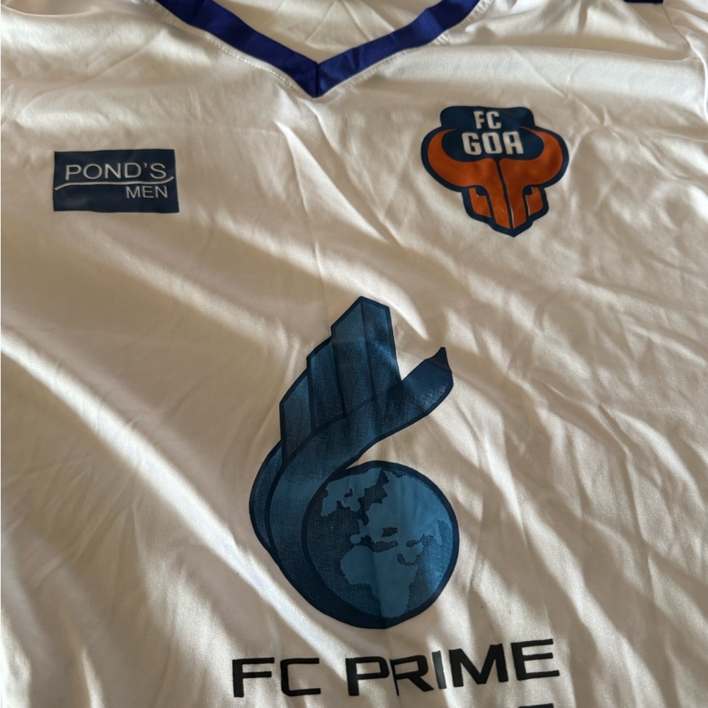 FC Goa White and Blue Jerseys. Selling as a pair.